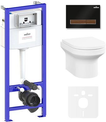 Lavinia Boho Relfix Grance Hill Rimless 6 в 1 87561017 (черный/дер. пластик)