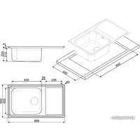 Кухонная мойка Smeg LG861D-2