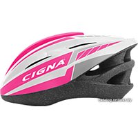 Cпортивный шлем Cigna WT-040 (розовый/белый)
