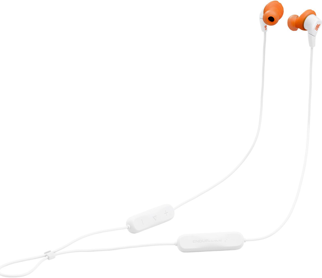 Наушники JBL Endurance Run 3 Wireless (белый/оранжевый)