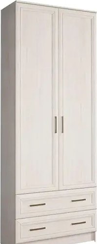 Шкаф распашной Астрид-Мебель Принцесса выдв. штанга+полки (2 ящика) Астрид