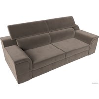 Диван Лига диванов Лига-003 117107 (велюр коричневый)