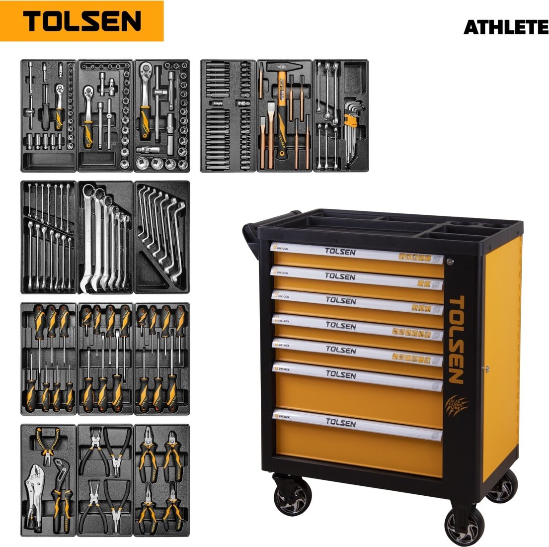 

Универсальный набор инструментов Tolsen TT85412 (189 предметов)