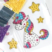 Алмазная мозаика  MultiArt Стикер Единороги STICK-UNI-129532