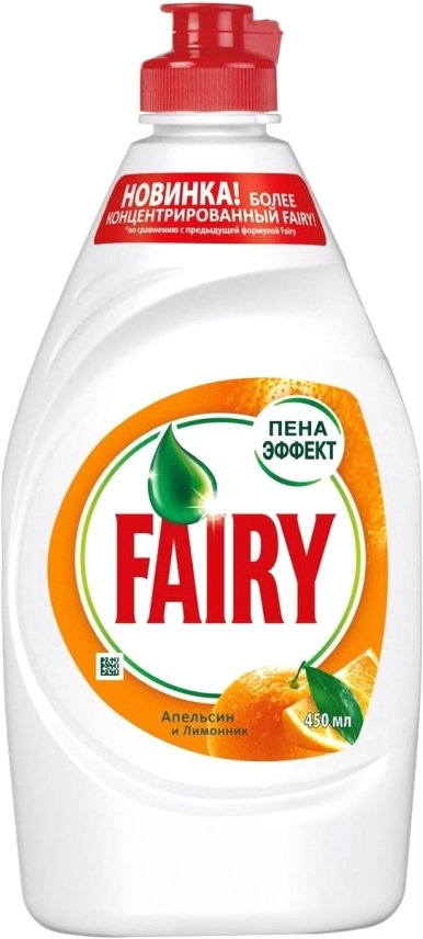 

Средство для мытья посуды Fairy Апельсин и лимонник 450 мл