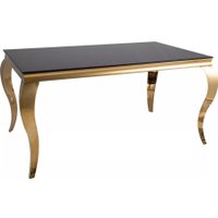 Обеденная группа Signal Prince 150/90 (черный/золотой)