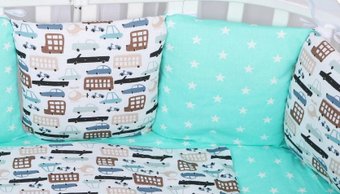 Постельное белье Amarobaby Трасса (12 подушек)