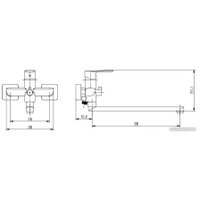 Смеситель Vieir V073542-G
