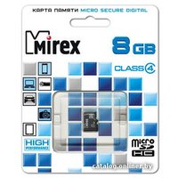 Карта памяти Mirex microSDHC (Class 4) 8GB (13612-MCROSD08)