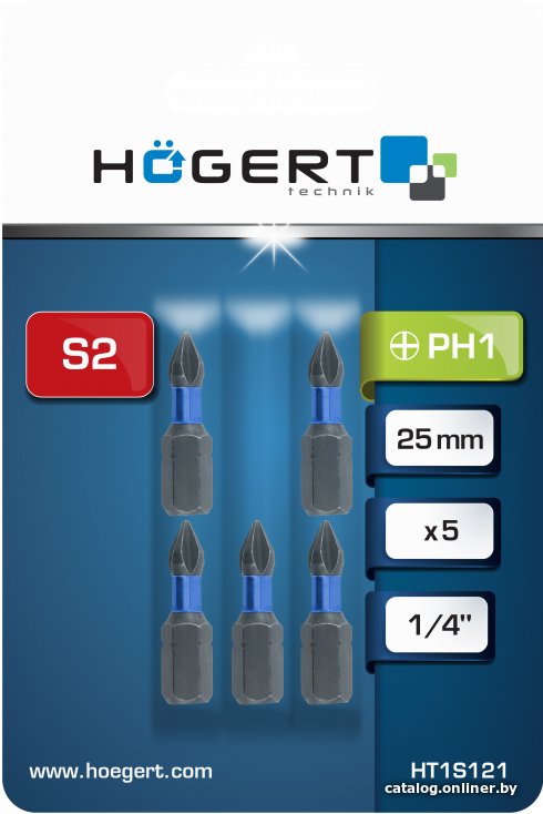 Набор бит Hoegert Technik HT1S121