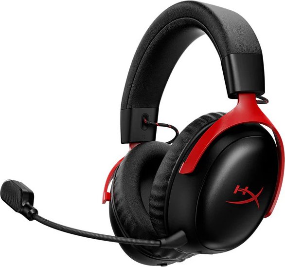 

Наушники HyperX Cloud III S Wireless (черный/красный)