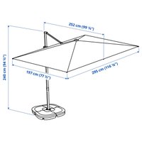 Садовый зонт Ikea Svalon 40525077