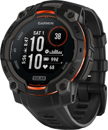 Garmin Instinct 3 Solar 45 мм (czarny)
