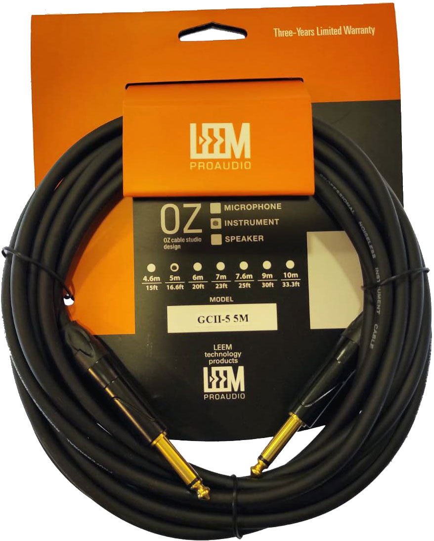 

Гитарный кабель Leem GCII-5 (5 м)
