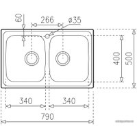 Кухонная мойка TEKA Easy Universe 80 T-XN 2B MATT