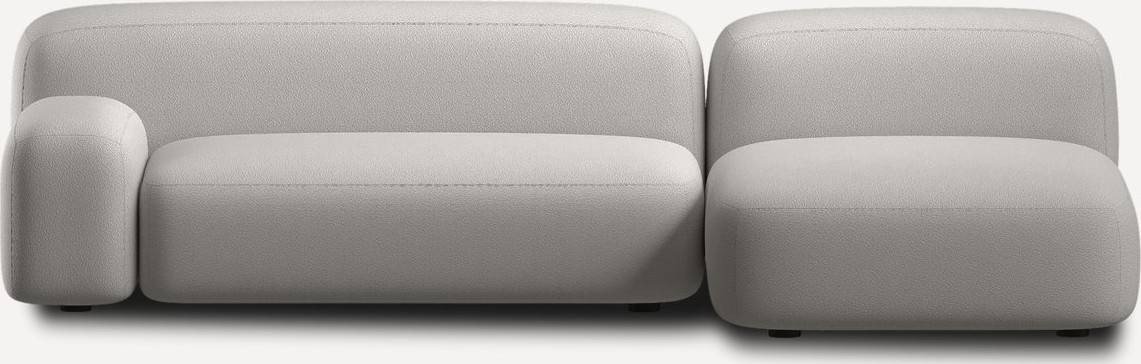 

Модульный диван Divan Риббл-2 Bucle Beige 221053 (бежевый)