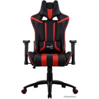 Игровое (геймерское) кресло AeroCool AC120 AIR (черный/красный)