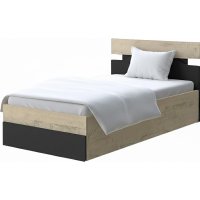 Кровать PROxSON Milton с ПМ 90x190 (бунратти/черный)