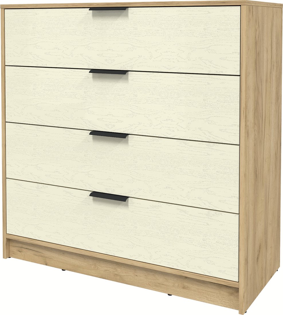 

Комод Интерлиния Концепт КТ-К100 Глосс (дуб золотой/дуб снежный)