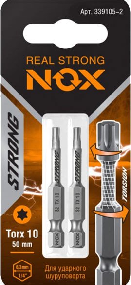 

Набор бит Nox Strong 339105-2.21.2 (4x2 шт)