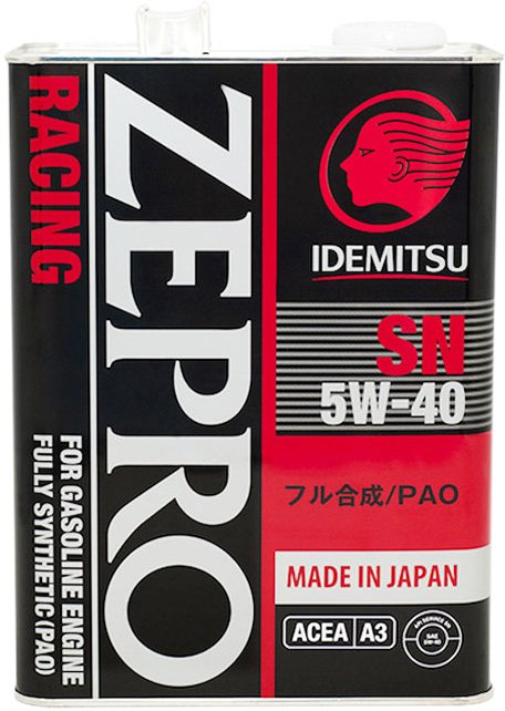 

Моторное масло Idemitsu Zepro Racing 5W-40 4л