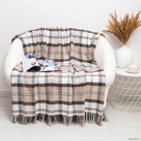 Плед Vladi Palermo 140x200 9010263 (белый/песочный/каст)