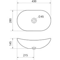 Умывальник Roxen Lune 570225