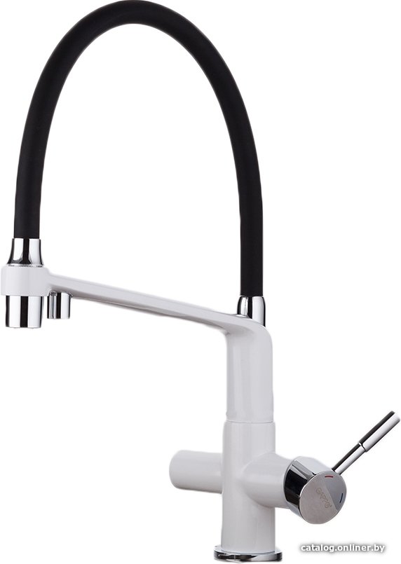 Смеситель Gappo G4398-9 (белый/черный)