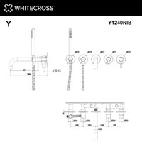 Смеситель Whitecross Y Y1240NIB (брашированный никель)