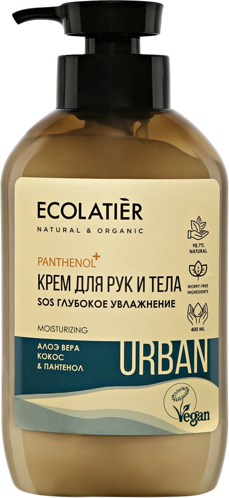 

Ecolatier Крем для рук и тела Urban SOS глубокое увлажнение 400 мл