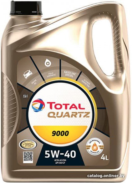 Моторное масло Total Quartz 9000 5W-40 SN/CF 4л