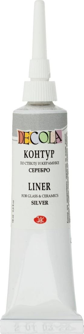 

Контур Decola по стеклу и керамике № 2 18 мл 5303966 серебро