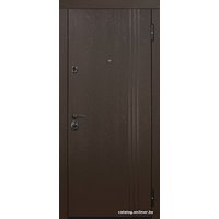 Металлическая дверь Стальная Линия Йорк для квартиры 80 (дуб крафтовый)