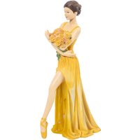 Статуэтка Elan Gallery Балерина с цветами в желтом 210183 в Орше