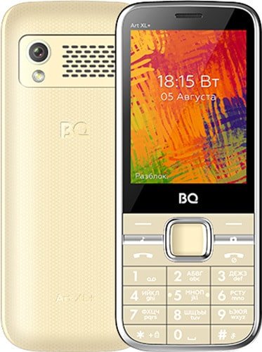 

Кнопочный телефон BQ BQ-2838 Art XL+ (бежевый)