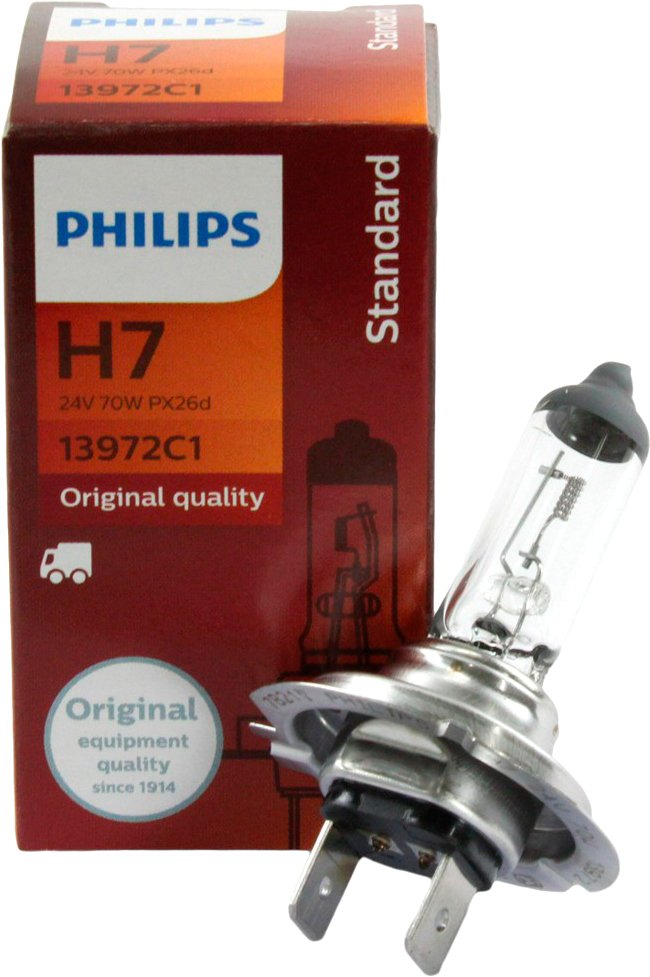 

Галогенная лампа Philips Standart H7 13972C1 1шт