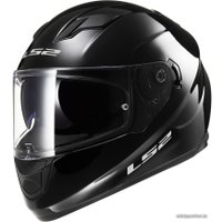 Мотошлем LS2 FF320 Solid (M, gloss black)