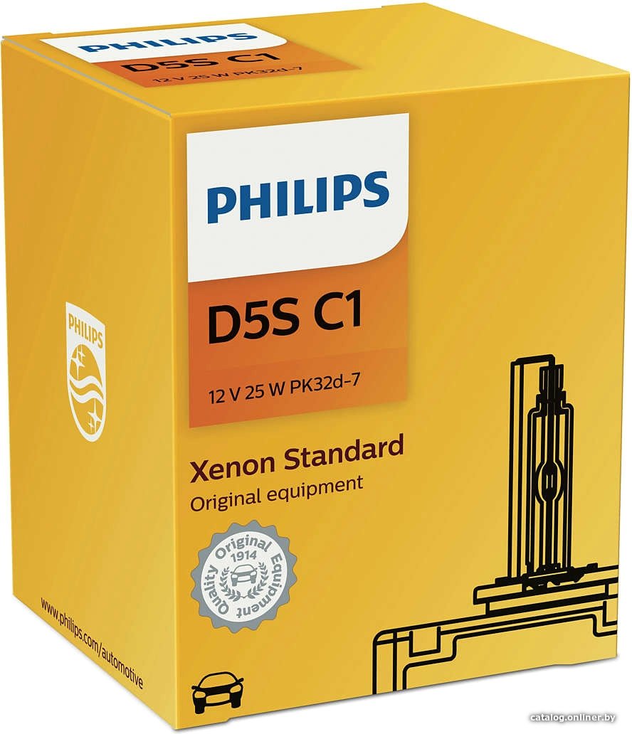 Ксеноновая лампа Philips D5S Xenon Standard 1шт