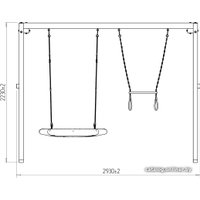 Стационарные качели Красная звезда Р911-26