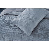 Набор текстиля для спальни Sofi De MarkO Патрисия 240x260 Пок-П-240x260сг1 (серо-голубой 1)