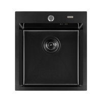 Кухонная мойка ARFEKA AF 450*505 BLACK PVD NANO+ринзер+коландер