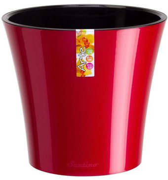 Кашпо Santino Arte 3.5 л (красный/черный) [F4 ROS-NGR]