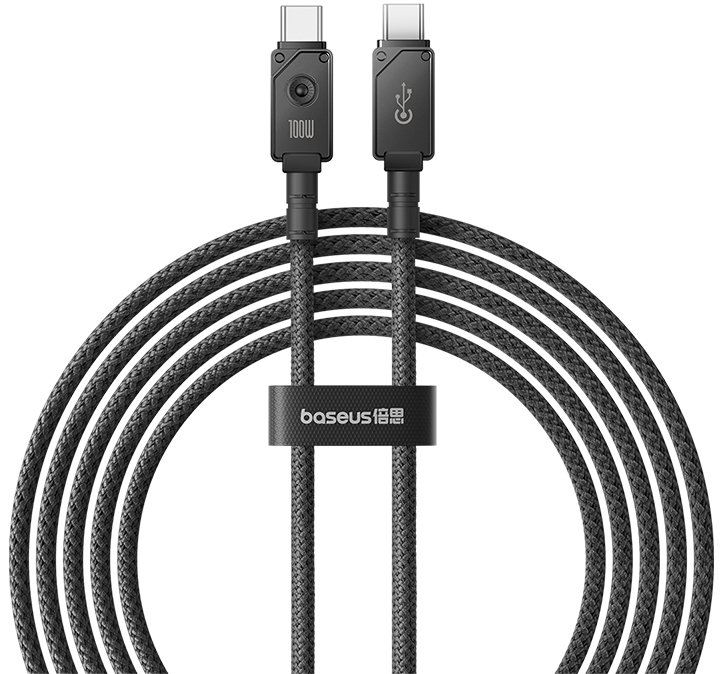 

Кабель Baseus Unbreakable Series USB Type-C - USB Type-C (2 м, черный)