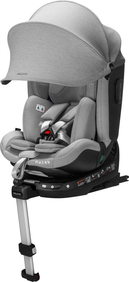 

Детское автокресло Welldon Smart Rotate 2 pro+ (серый)