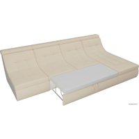 Модульный диван Лига диванов Холидей люкс 105572 (экокожа, бежевый)