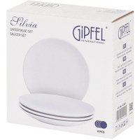 Набор тарелок Gipfel Silvia 42929 (4шт, белый)