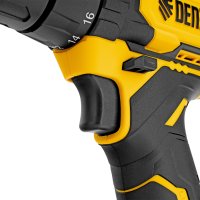 Дрель-шуруповерт Denzel CDQ-20 (с 2-мя АКБ, кейс)