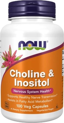 Комплекс Now Foods Холин + Инозитол/Cholin & Inositol 500 мг (100 капсул)