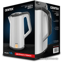 Электрический чайник CENTEK CT-0024 (серый)