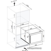 Винный шкаф Dunavox DAB-28.65B